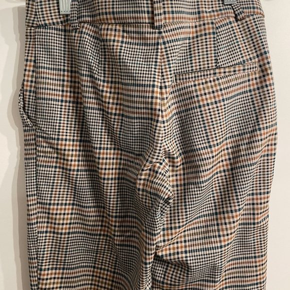 Plaid ankle cut trousers - Picture 3 of 6